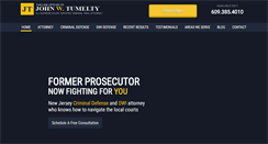 Desktop Screenshot of johntumeltycriminaldefense.com